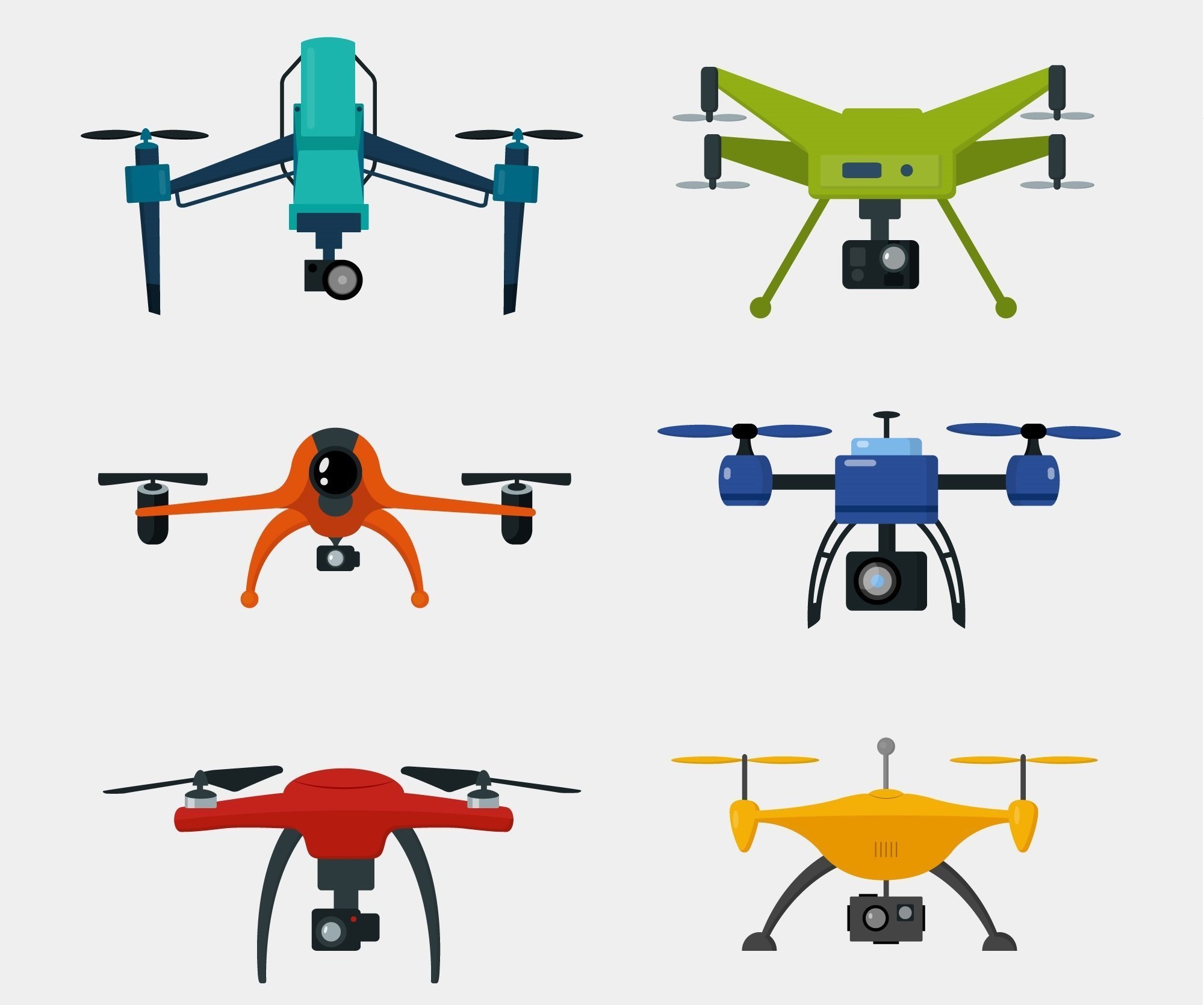 tipos de drones